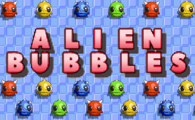 Alien Bubbles Banner