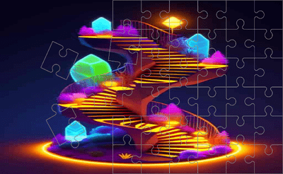 Crystals Sliding Image Adventure Banner