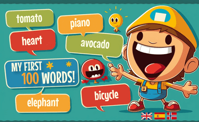 My First 100 Words Banner