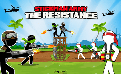 Stickman Army The Resistance Banner