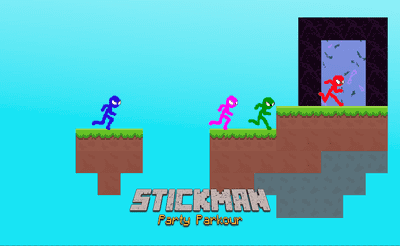 Stickman Party Parkour Banner