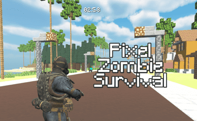 Pixel Zombie Survival Banner