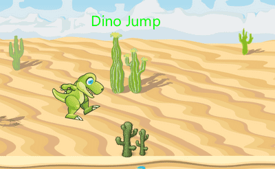 Dino Jump Banner