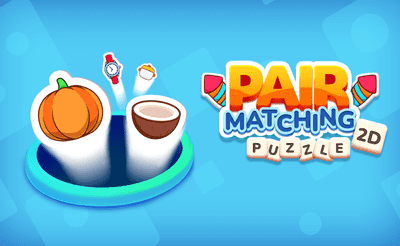 Pair Matching Puzzle 2D Banner