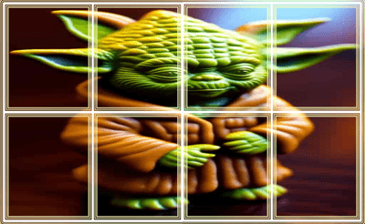 Baby Yoda Photo Jigsaw Banner