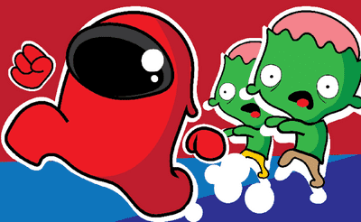 Among Zombie Banner