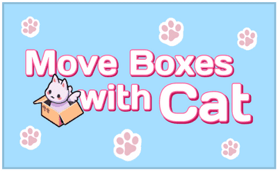 Move Boxes with Cat Banner