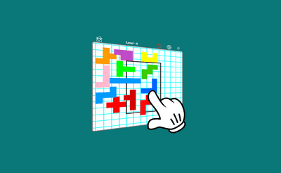Puzzle Pentomino Assemble Rectangle Banner