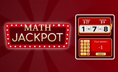 Math Jackpot Banner
