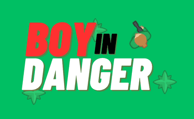 Boy in Danger Banner