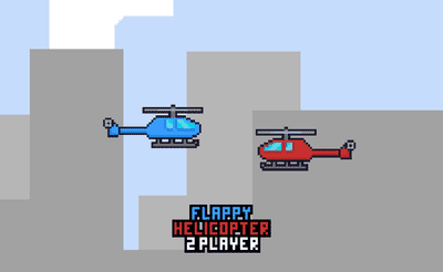 Flappy Helicopter 2 Player Banner