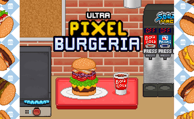 Ultra Pixel Burgeria Banner