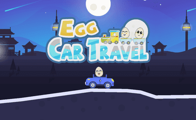 Egg Car Travel Banner