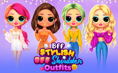 Bff Stylish Off Shoulder Outfits Banner