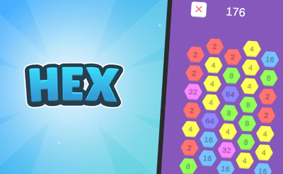 Hex-2048 Banner