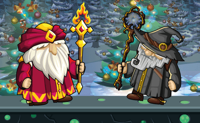 Wizard Santa Jump Banner