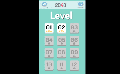 2048 Level 12 Banner