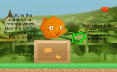 Roll Orange Banner