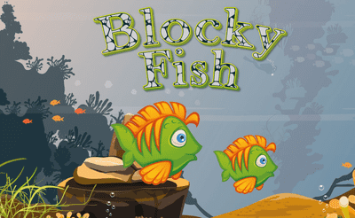 Blocky Fish Banner