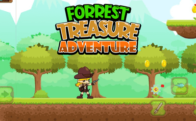 Forrest Treasure Adventure Banner