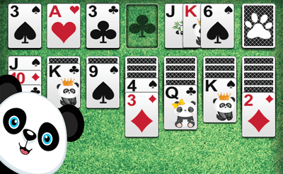 Klondike Solitaire Panda Banner