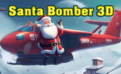 Santa Bomber 3D Banner