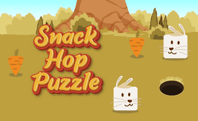 Snack Hop Puzzle Banner