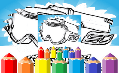 Dirt Bike Coloring Pages For Kids Banner