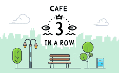 Cafe 3 in a Row Banner
