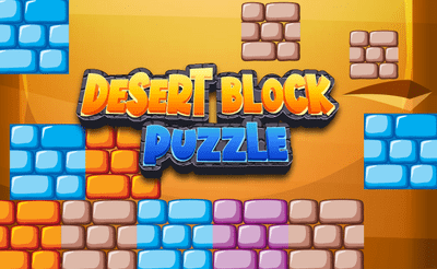 Desert Block Puzzle Banner