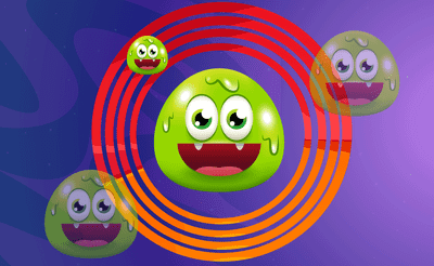 Monster Round Banner