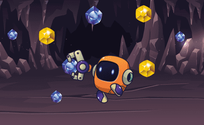 Treasure Hunting Robot Banner