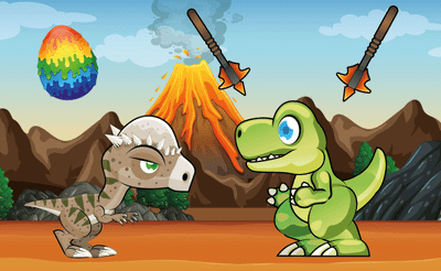 Dino Dash Banner