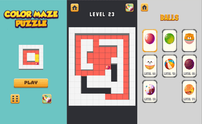 Color Maze Banner