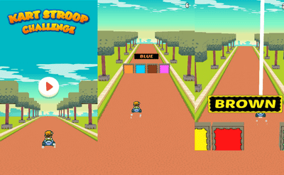 Kart Stroop Effect Challenge Banner