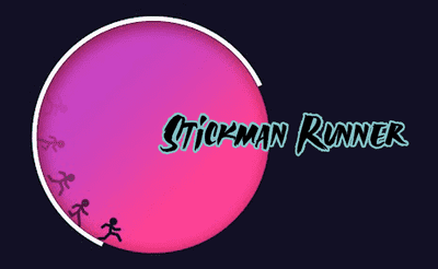 Stickman Run Around Banner