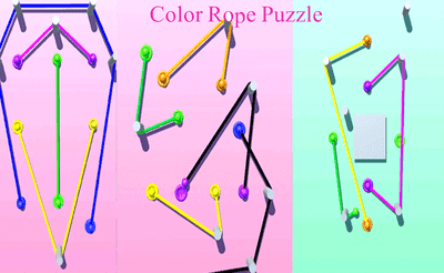 Color Rope Puzzle Banner