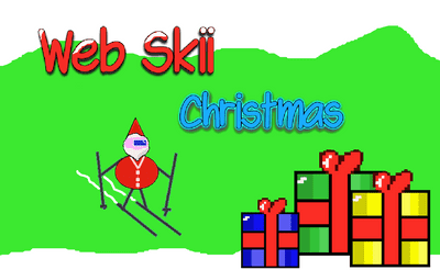Web Ski Christmas Banner