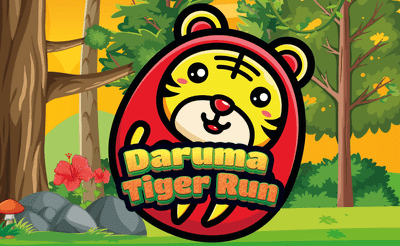 Daruma Tiger Run Banner