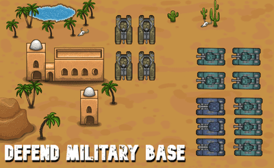 Defend Military Base Banner