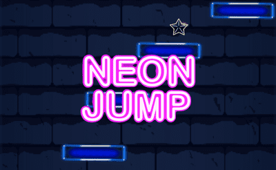 Neon Jump Banner