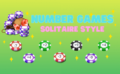 Number Games Solitaire Style Banner