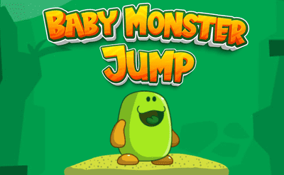 Baby Monster Jump Banner