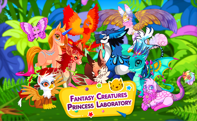 Fantasy Creatures Princess Laboratory Banner