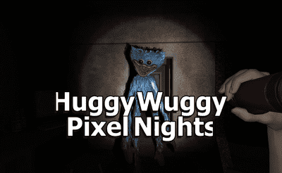 Huggy Wuggy Pixel Nights Banner