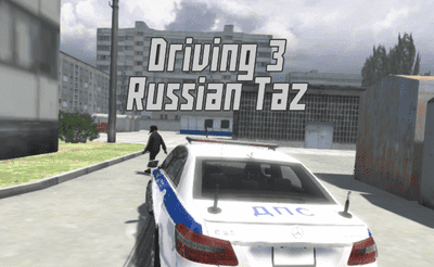 Russian Taz Driving 3 Banner