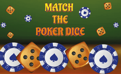 Match the Porker Dice Banner