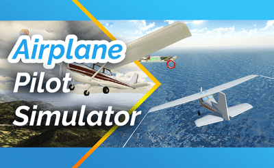 Airplane Pilot Simulator Banner