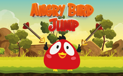 Angry Bird Jump Banner