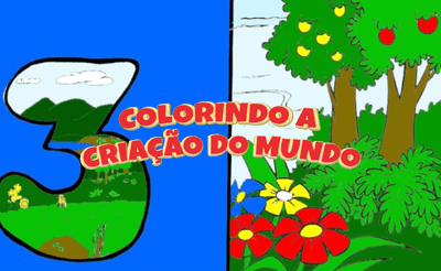 Colorindo a Cria?ao do Mundo Banner